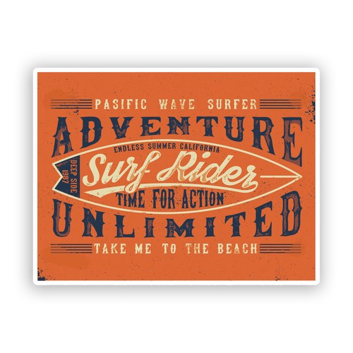 Surf surfing vinyl - 2,