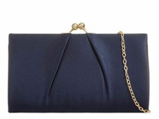 New satin clutch bag - satin,
