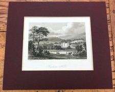 original 1808 mounted print -