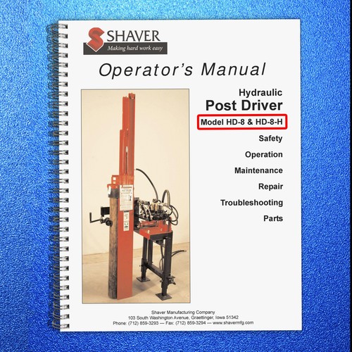 Shaver hydraulic post - hydraulic,