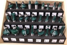 OKVNVO 26 Bits Alloy Steel Router BIT SET For Woodworking w/ Storage Box - M25