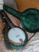 Deering Golden Wreath 5 String Banjo With Original Hard Case Stunning Condition