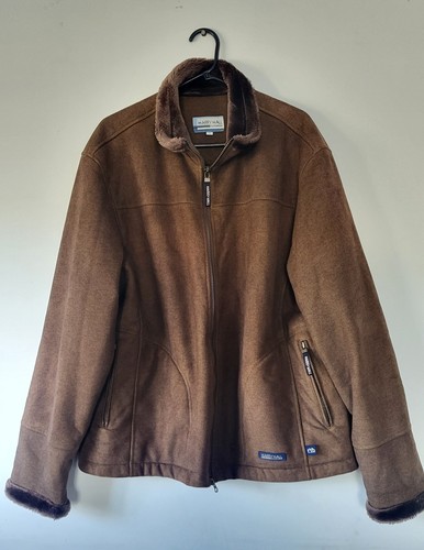 Harry hall brown fleece jacket - brown,