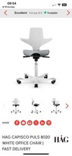 Hag Capisco Puls 8020 Ergonomic Office Chair Saddle Great Condition