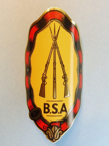 Bsa headbadge bicycle - bsa,