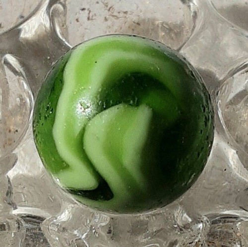 Cac green snooty - 5/8", marble
