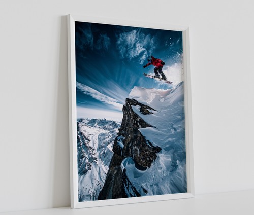 Snowboarder poster print - poster,