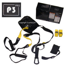 P3 Pro Total Resistance Exercise Suspension Kit Neon Yellow Total Trainer NEW