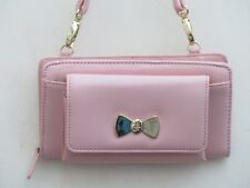HARRODS London ❤ Baby Pink ❤ CLUTCH Small SHOULDER BAG Purse LONG Strap ❤ BNWOT