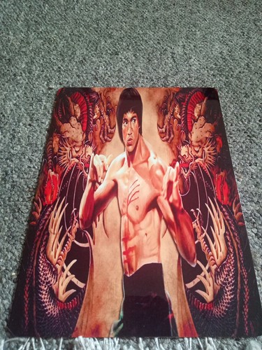 Bruce lee metal sign - lee,