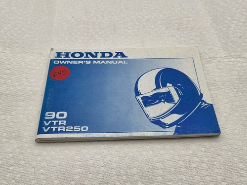 1990 honda vtr250 owner - 1990,