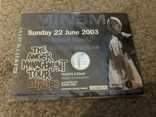 Eminem Anger Management Tour 2003 Milton Keynes National Bowl Ticket 22/06/2003
