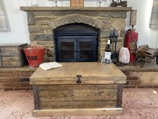Old Antique Pine Chest