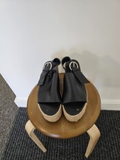 Zara Ladies Black Wedge Shoes