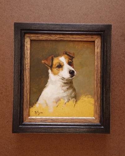 Oil painting jack russell - painting,
