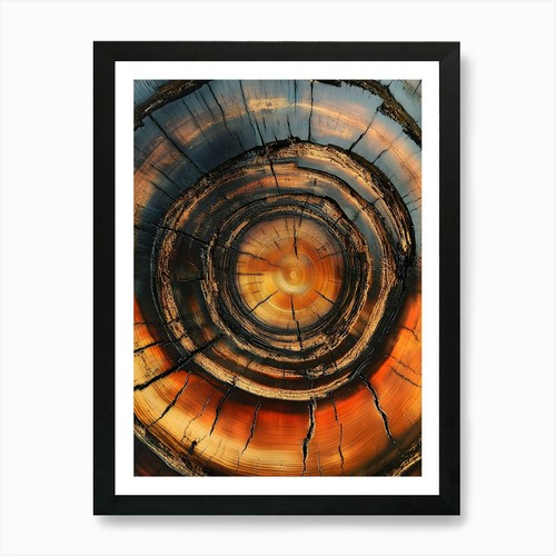 Spiral tree trunk - spiral, art