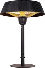 Lowry LTTPTH3 Table Top Patio Heater 70cm Outdoor Electric Garden Heater Black