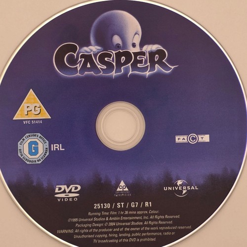 Universal casper dvd film - casper, pg