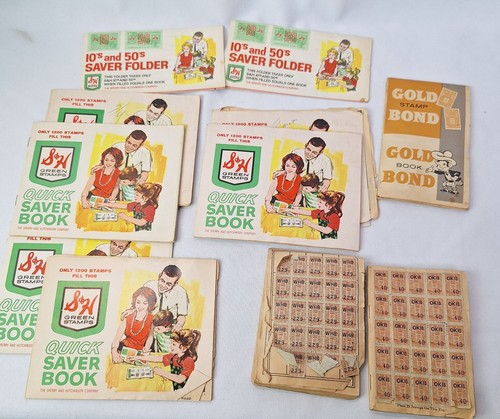 Vintage saving stamps book - book, 11