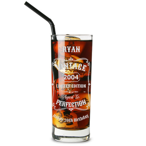 Personalised rum hiball - hiball, glass
