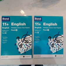 Bond 11+: English Multiple-choice Test Papers: Pack 1 and 2