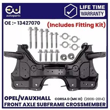 FOR OPEL VAUXHALL CORSA D WITH BOLTS FRONT AXLE SUBFRAME CROSSMEMBER ENGINE
