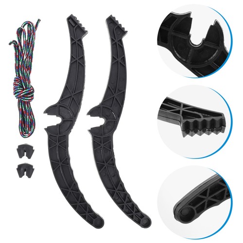 Black plastic anti slip - plastic, brake