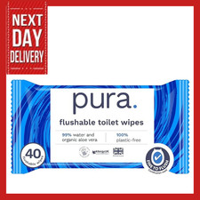 Pura Flushable Moist Toilet