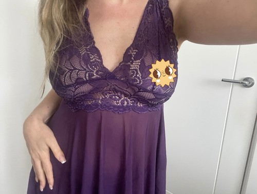 Purple lace and - and, mesh