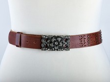 Y2K Brown Leather Western