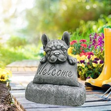 French-Bulldog Statue Welcome