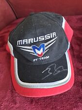 Jules Bianchi Hand Signed Cap Bnwt Marussia F1
