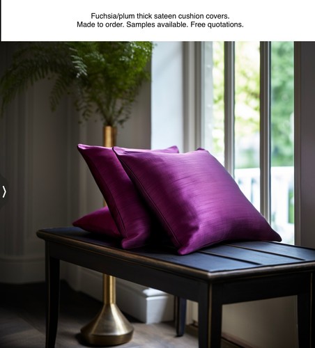 Cushion cover set - set, fuchsia