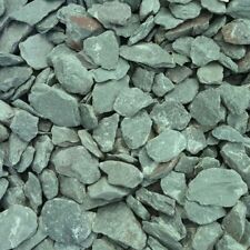 Green Slate Chippings | 40mm | 20kg | Decorative Aggregates | Garden Slate