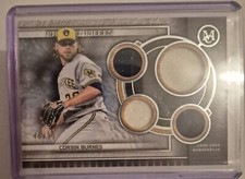 corbin burnes 2023 Topps Museum Quad Relic 46/99