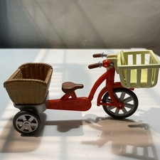 Sylvanian Families Vintage - Red Bike Bicycle Tricycle - Trike Bakery 