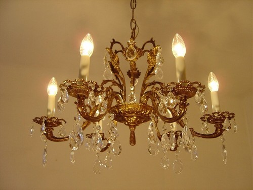 Vintage french light brass - 6,
