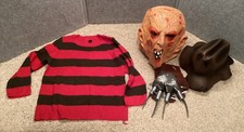 Nightmare on Elm Street Freddy Krueger - Costume Set Hat, Claw, Mask & Sweater