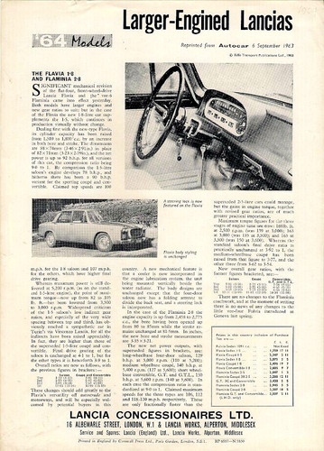 Lancia flavia flaminia new - lancia,