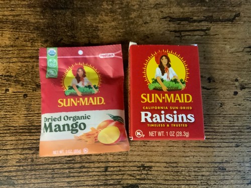 Mini brands sun - brands, raisins