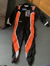 NEW Sparco kerb Race Suit, Orange, With Tags