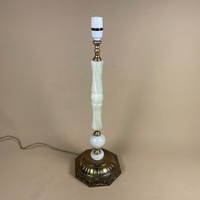 Antique Onyx Marble Stone Lamp