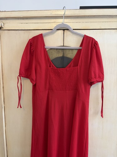 Monsoon red dress - red, l