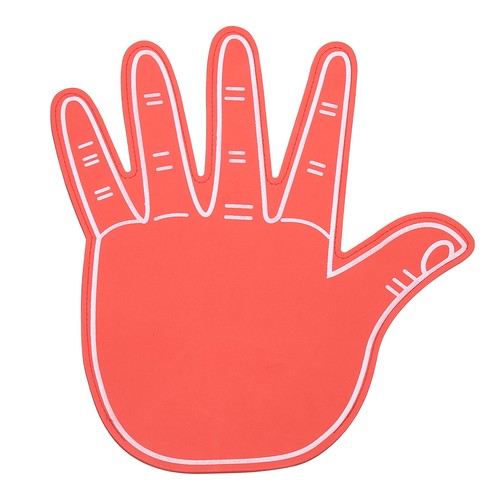 Giant foam hand - high, five