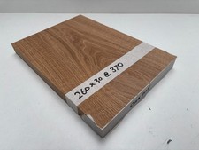 Planed Hardwood Timber Oak Offcut Hobby Craft 260mm x 30mm x 370mm Lot 105