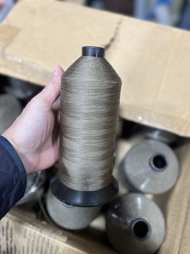 Shade tan bonded nylon thread - tan,