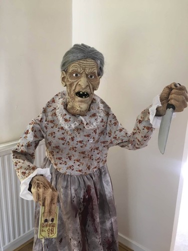 Granny bates statue - granny,