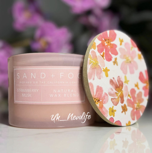 Sand fog double wick candle - sand,