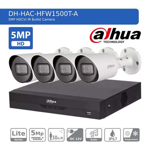 Dahua cctv security system 5mp - cctv,