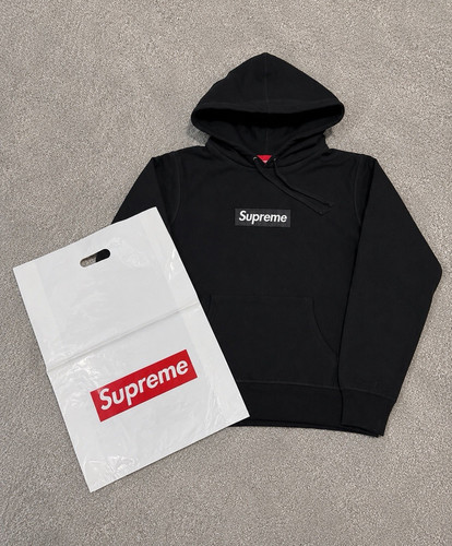 Supreme black box - black, logo
